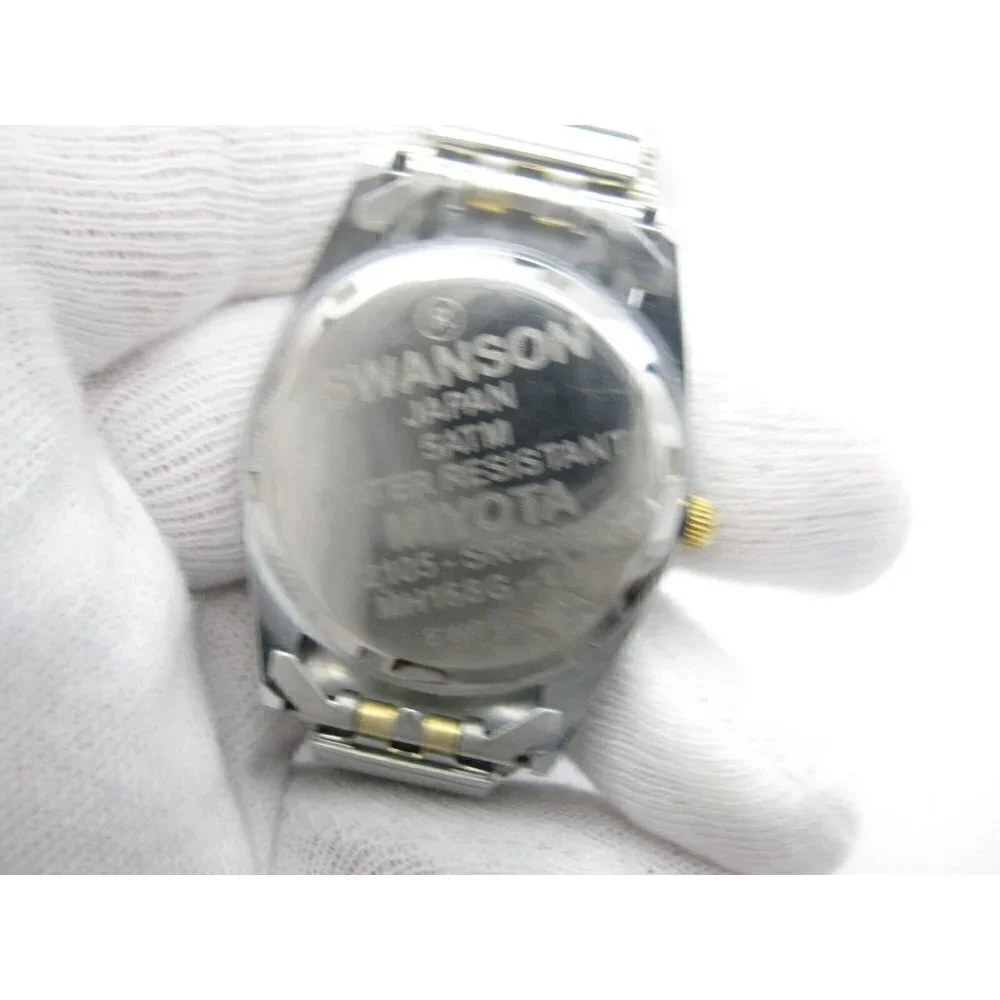 Men's‎ Swanson Presidental Quartz 5ATM WR Analog Dial Causal Round Watch (E921)
